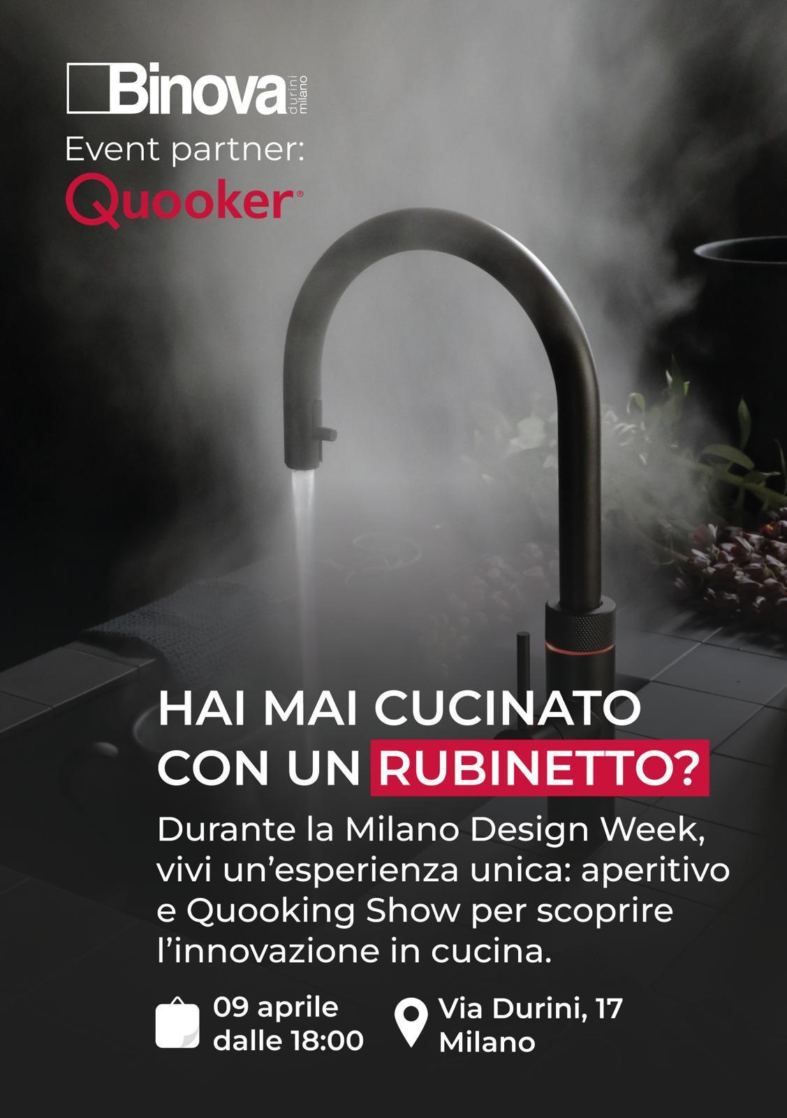 binova quooker it - Conferma partecipazione eventi -